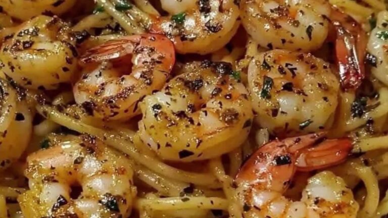 Garlic shrimp pasta the recipe is in the description February 13, 2025