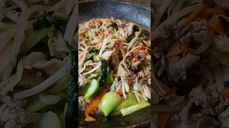夕ご飯🍚は、肉野菜炒め と  牛肉と玉ねぎのしぐれ煮。