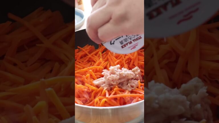 人参しりしり|ビタミンたっぷり|乾燥する季節におすすめ！