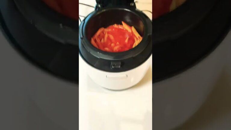 ホットクック1L/「ペンネアラビアータ」出来上がり映像￼/トマト缶、オリーブオイル、天然塩だけ！麺ゆで不要#Shorts