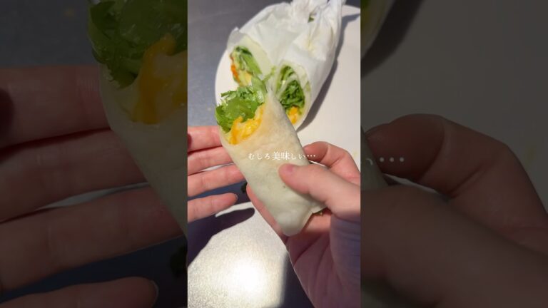 小麦粉よりヘルシーでモチモチ、米粉ラップの作り方。