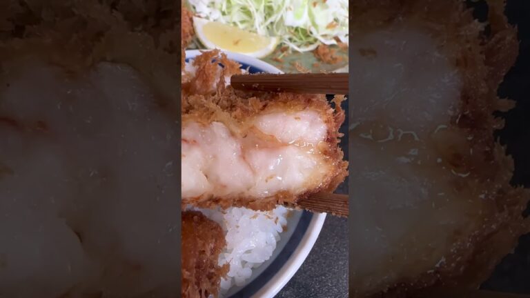 最強の海老蟹コラボ🦀🦐　カツゼン　#food #愛知グルメ #海老カツ　#蟹クリームコロッケ　#shorts