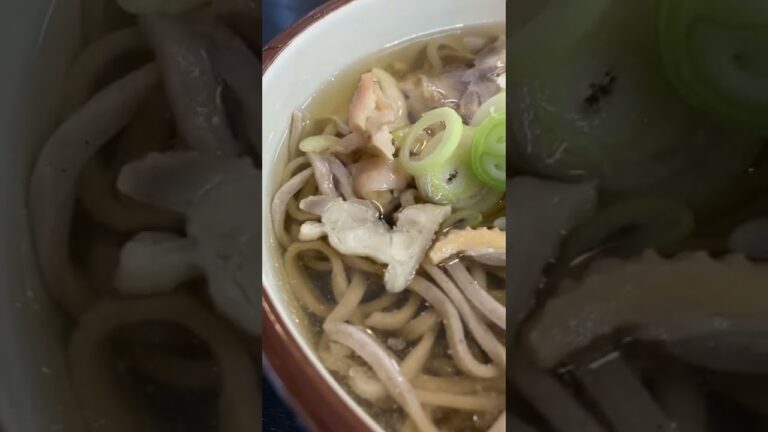 そばと酒 まるよし | 冷たい肉そば | 野菜の天ぷら #山形グルメ