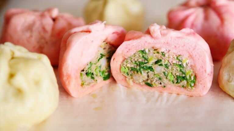 Steamed Pork Bun in a Pan! ~ フライパンで作る『幸福のふかふか豚まん』の作り方 [肉まん]【料理レシピはParty Kitchen🎉】