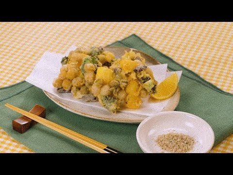 ミックスビーンズのかき揚げ