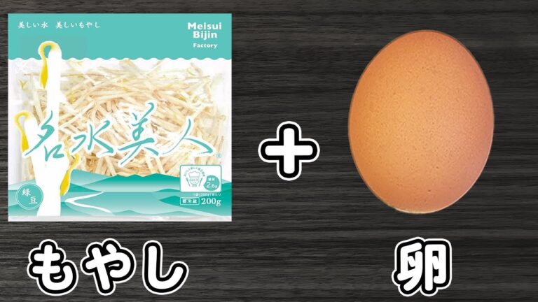 「もやしの卵とじ」白だしで簡単♪安くて美味しいもやしレシピ！箸が止まらない絶品おかず　時短レシピ　節約レシピ
