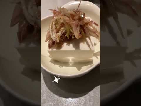 茗荷（みょうが）の鰹節和えを冷奴に
