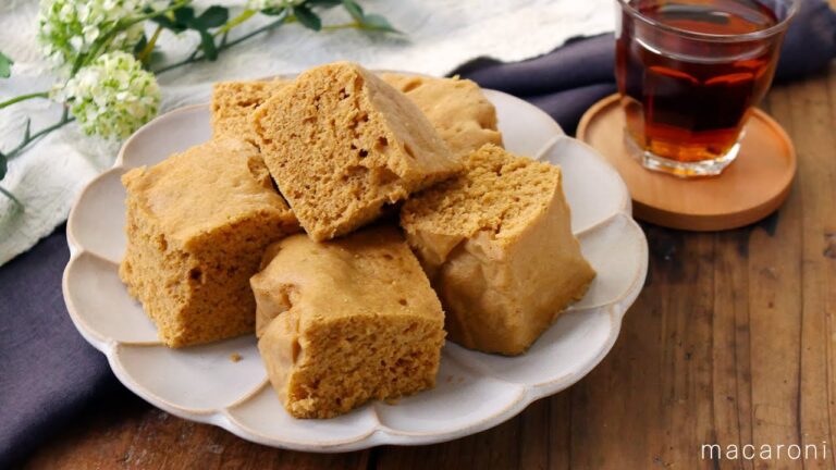 【レンジで作るきな粉蒸しパン】ホットケーキミックスで手軽に！蒸し器不要｜レンジでふわふわ食感！macaroni（マカロニ）