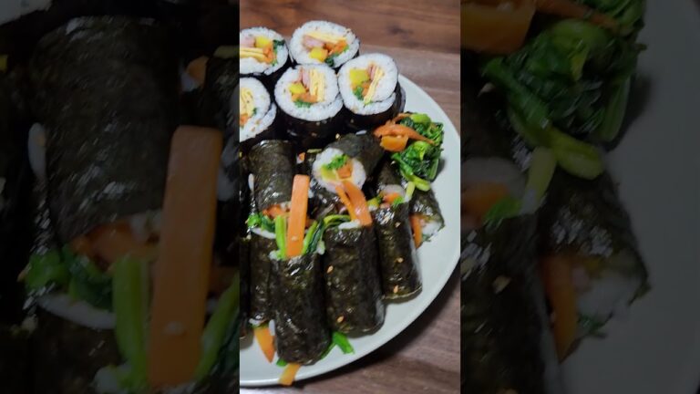 我が家の恵方巻きはキンパ#節分 #恵方巻き #恵方巻#キンパ