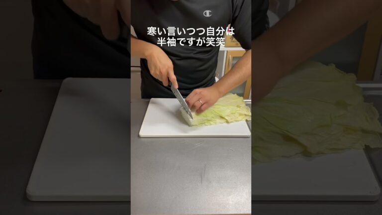 【今日の妊娠飯】千切り鍋2#food #japanesefood #餃子の皮 #鍋