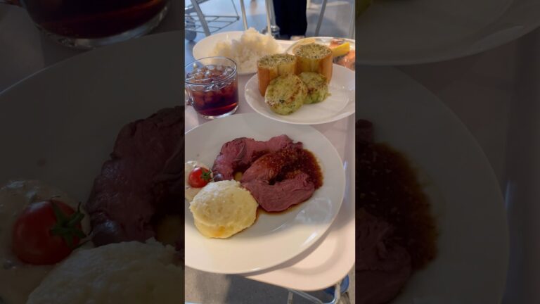 IKEAレストラン‼️ランチ🩷ローストビーフから定番サーモンマリネを食べてみた！1番美味しのはメダリオン#メダリオン#ローストビーフ#サーモン#サーモンマリネ#IKEA#IKEAレストラン#神戸