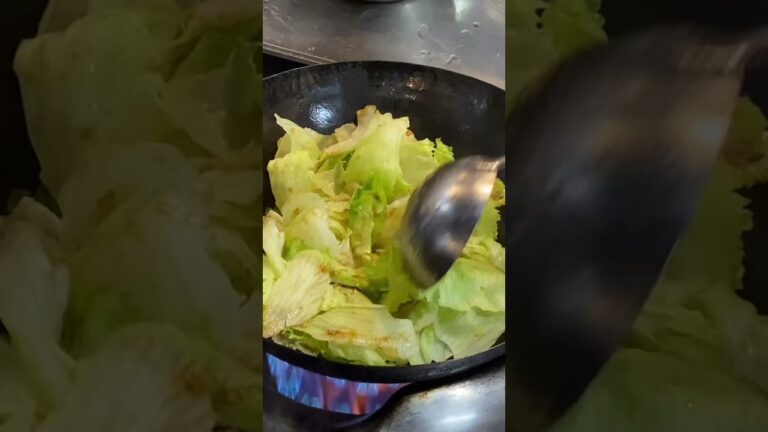 レタス美味しい【料理動画短片】中華料理 レシピ 本格