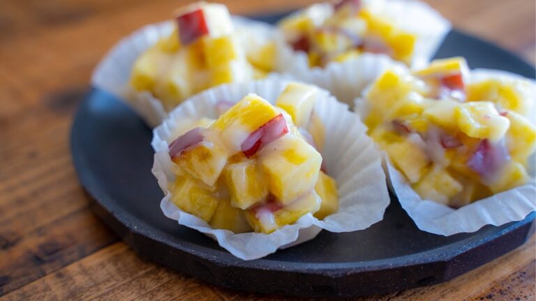 さつまいもたっぷり！フライパンで簡単に作れる！もちもち鬼まんじゅう【ダイエット / さつまいもの蒸し / フライパン】