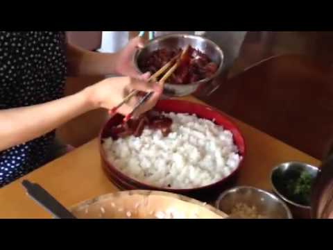 手こね寿司の作り方１