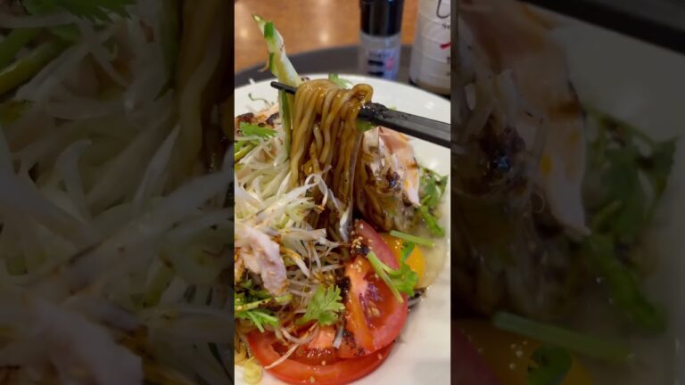 バーミヤン🍑よだれ鶏冷やし麺🙋‍♀️