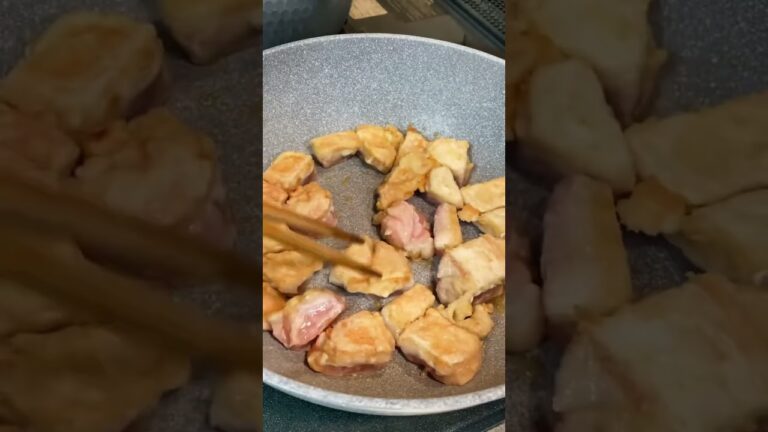 レモンサワー進む🍋鶏肉のからしソース和え#shorts