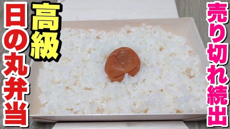 【売り切れ必至】デパ地下で見つけた高級日の丸弁当にデブが唸った！