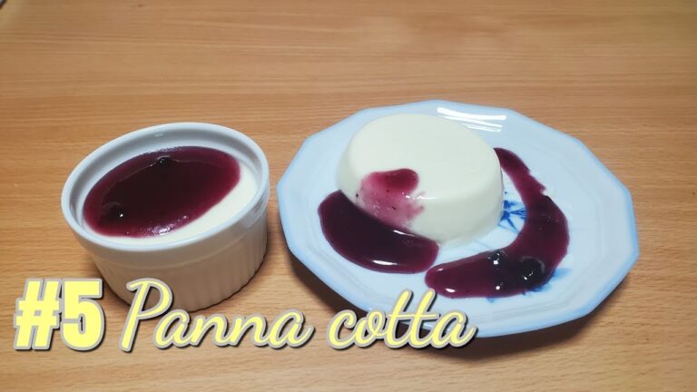 【お菓子作り】#5 鍋1つで作る簡単パンナコッタ　ソースを添えて
