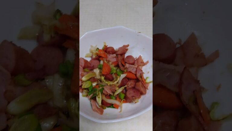 ソーセージ炒め作ってみた。