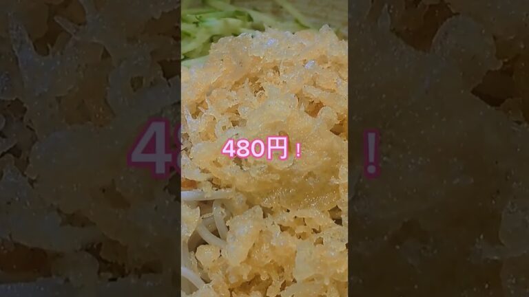 【小諸そば】二枚冷やしたぬき  このボリュームで価格は！？  #小諸そば #冷したぬき #立ち食いそば