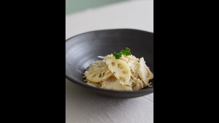料理教室デリッシュ『レンコンとしらすのペペロンチーノ』