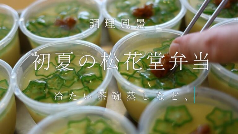 【会議用のお弁当】おからのお惣菜　冷たい茶碗蒸し