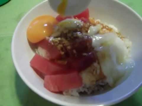 まぐろの山かけ月見丼