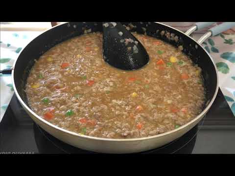 フライパン一つで簡単料理「カレーライス」