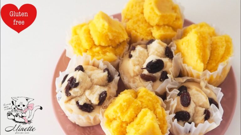 簡単米粉蒸しパンの作り方【卵、小麦粉不使用お菓子レシピ、グルテンフリー、米粉お菓子レシピ】