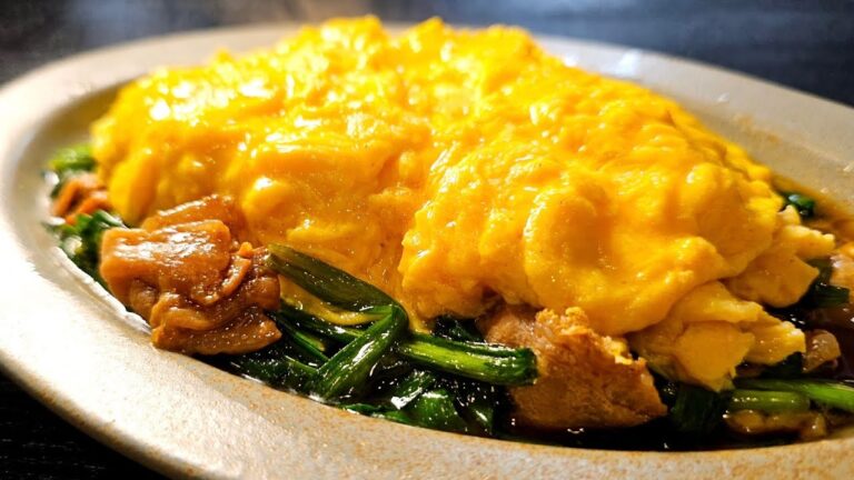 孤独のグルメの伝説の町中華、シブヤの【半熟ニラ玉】作ってみた