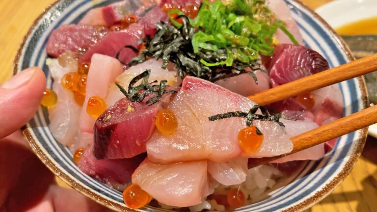 【ブツ切り海鮮丼】魚屋さんのとれたて鮮魚で豪快に！！