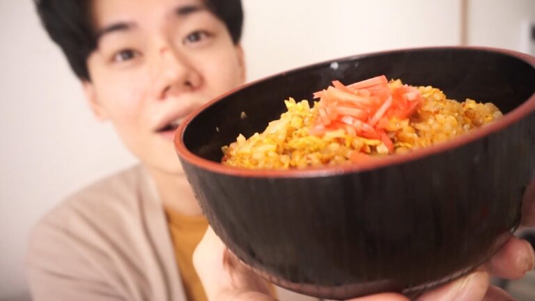冷やご飯でキムチチャーハン作ったよん