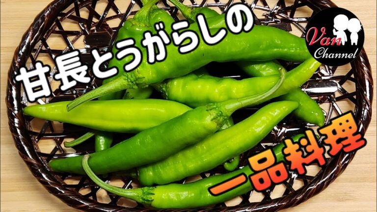 『甘長とうがらしの肉詰めフライ』　甘味があって肉との相性ピッタリ