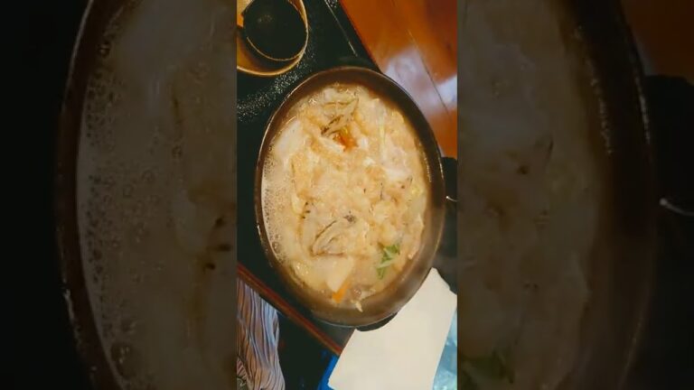 池袋駅　うちたて家　白煮込みうどん野菜多め　大盛り