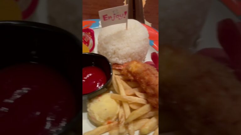 ショート動画【お子様ランチ】#shorts＃ショート＃お子様ランチ＃海老フライ　＃ハンバーグ