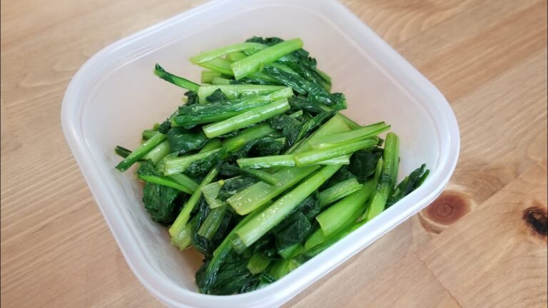 『小松菜のバターしょうゆ炒め』迷ったときの弁当おかず