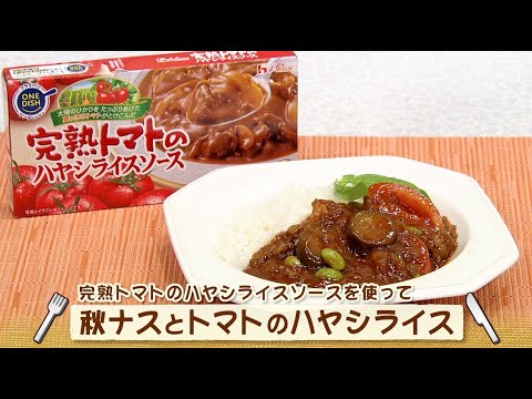 ナマなキッチン「秋ナスとトマトのハヤシライス」