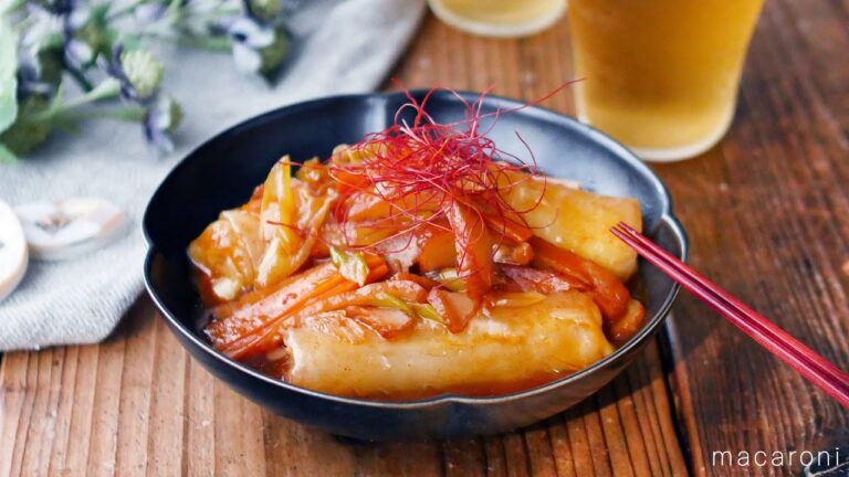 【トッポギ風】SNSで話題！もちもちな食感と伸びるチーズがやみつき♪｜macaroni（マカロニ）