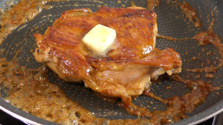 【1分でわかる】バター照り焼きチキンの作り方