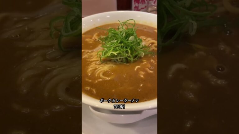 野菜の旨味が詰まったカレーラーメン専門店へ行ってきた！ ミスター パピー 【大阪ラーメン】ラーメン分隊長。第216回 #shorts