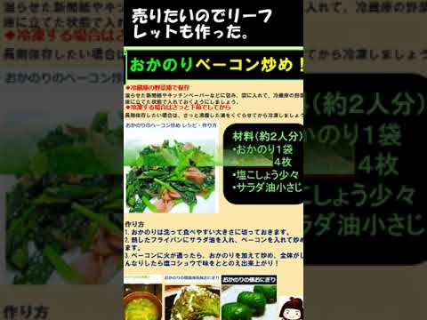 おかのり　ネバネバ野菜　ショート⑬　これ何の葉っぱ？