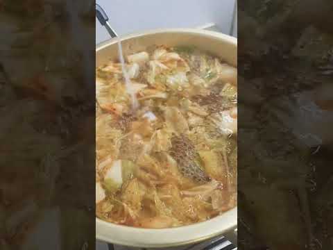 具沢山のスープを作ろうとした結果…鍋の出来上がり#Shorts