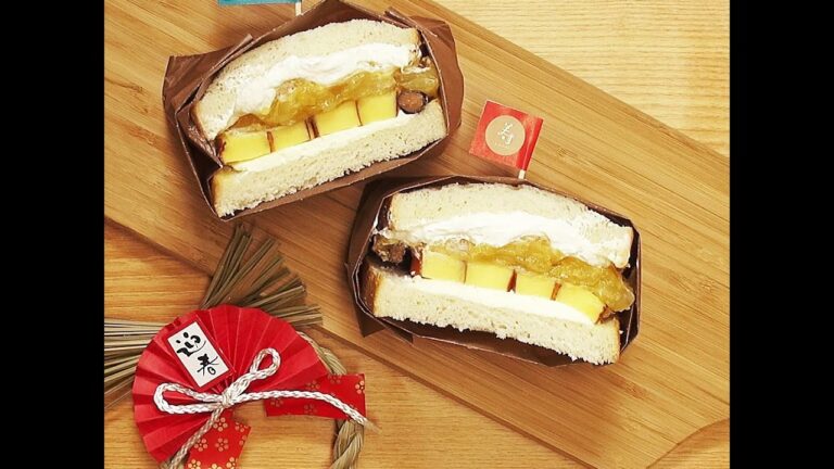 栗きんとんでスイーツ系サンドを作ろう！おせちでわんぱくサンド～あまい編～【編集部が試してみた】