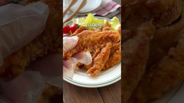 【ささみでフライドチキン】スティックで食べやすい💞大人も子どもも大好きな味✨️詳細コメント欄へ#おすすめ #ささみ #フライドチキン #簡単レシピ