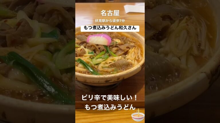 #名古屋めし #名古屋 #煮込みうどん #ピリ辛 #nagoya #japan