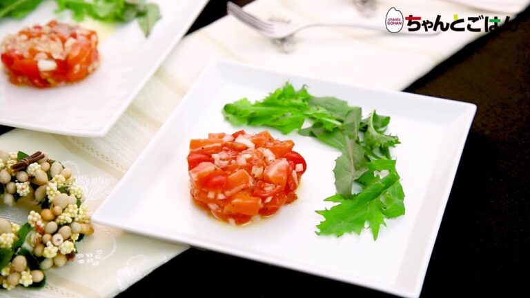 【動画レシピ】サーモンタルタルのサラダ