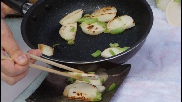 熱々ジューシー☆焼きカブステーキ！２５２５(ニコニコ)農園の野菜レシピ！