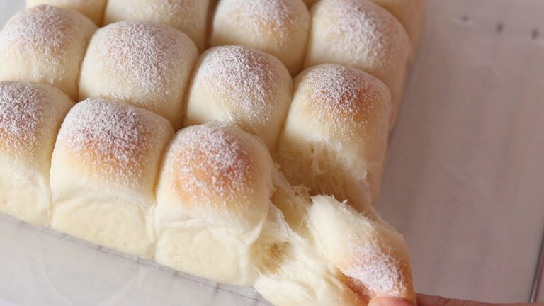 ふわふわしっとり♡柔らかミルクちぎりパン/Soft and Fluffy Japanese Milk Bread recipe