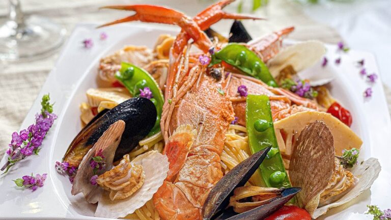 【ペスカトーレ・プリマヴェーラ】春の恵みをたっぷりと味わう1皿【パスタレシピ】【手長海老】【春メニュー】