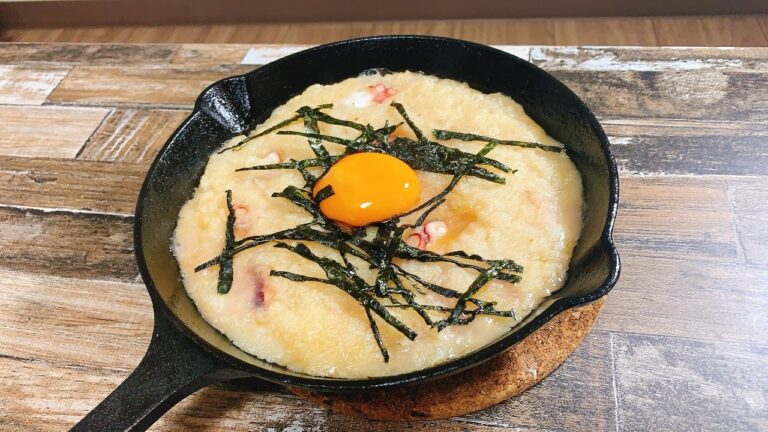 【キャンプで居酒屋メニュー】鳥貴族の山芋鉄板焼き再現してみた！#shorts